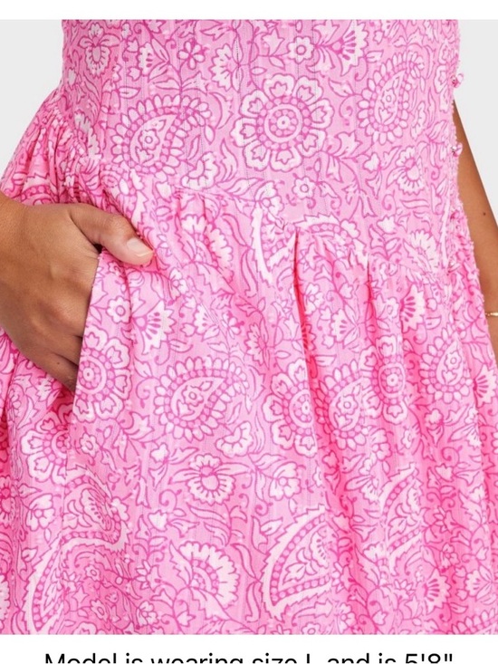 Roller Rabbit x Target Pink Paisley Floral
Drop Waist Midi A-Line Dress - Picture 3 of 5